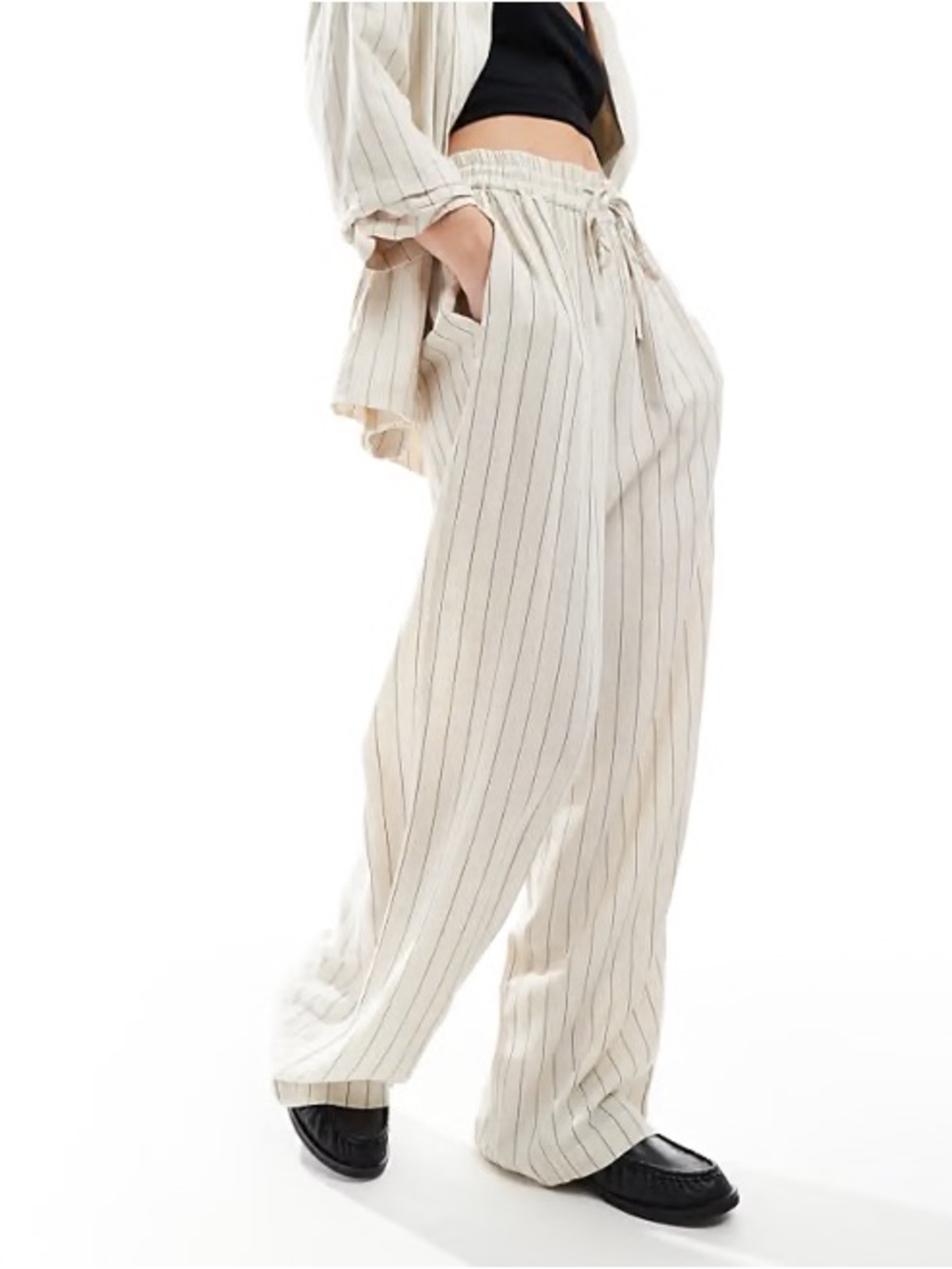 ASOS bubble barrel pant